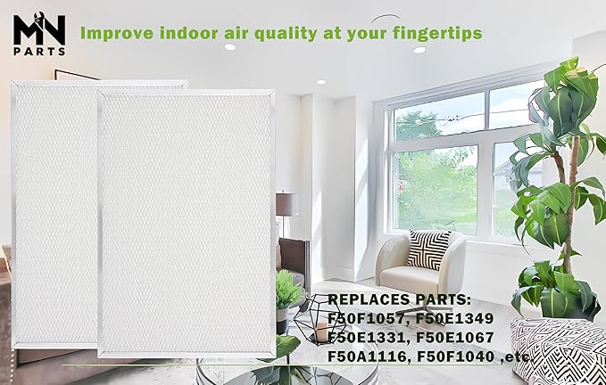 Upgraded 50000293-004 Post Filter Replacement for Honey in Well Cleaner F300 F50F 20" X 12.5" Electronic Air Filter For the F300E F300A F50F F58F 2 Packs