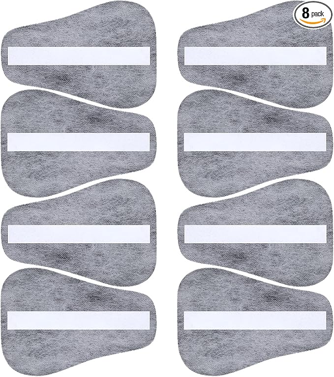 Jutom 8 Pcs Charcoal Underwear Flatulence Pads Deodorizer Women Men High Absorption Charcoal Pad Flatulence Filtering Absorb Odor Unpleasant Smells for Adults Home Car Pet Bathroom Basement(Gray)