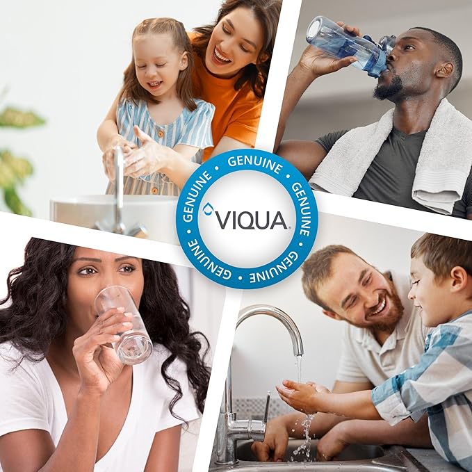 Viqua C2-01PB Carbon Block Water Filter with Lead Reduction - 10 Micron Cartridge Reduces Lead, Chlorine, Taste, Odor, Replacement Filter for AWP40B-V, AWP40C-V, AWP50B-V, FB1-1.5PF, 4.5 x 10-Inches