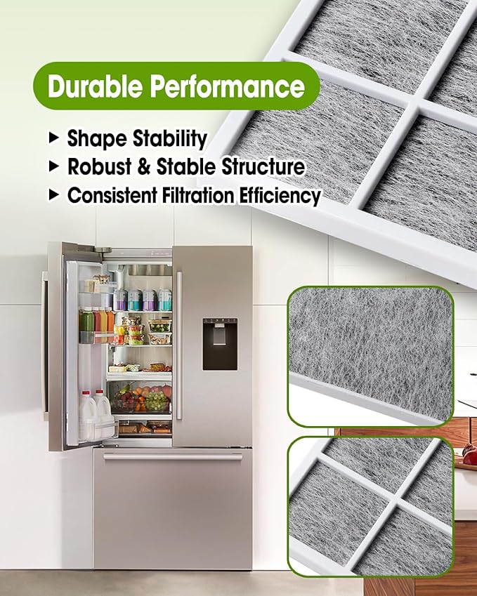3PCS Refrigerator Air Filter Replacement Compatible with LG Refrigerator Models LRFXS2503S LFX31945ST LRMVC2306D LFXS30796D LFXS26596D LPXS30866D
