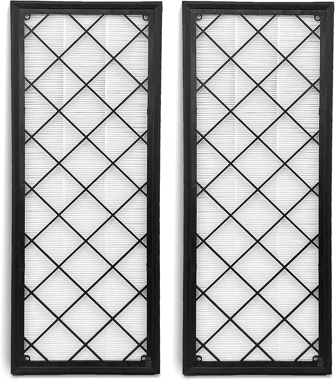OIFILLIO Cabin Air Filter HEPA Air Intake Filter Fits for Model Y 2020-2024, Designed for Biochemical Defense Mode, Replace 110768100A,165837500A, 165837600A with tools