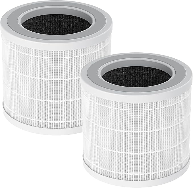 2 Pack P07 HEPA Replacement Filter Compatible with FULMINARE PU-P07 Air Purifier, 3-in-1 HEPA Filter Replacement (Not Fit for PU-P05 Air Purifier)