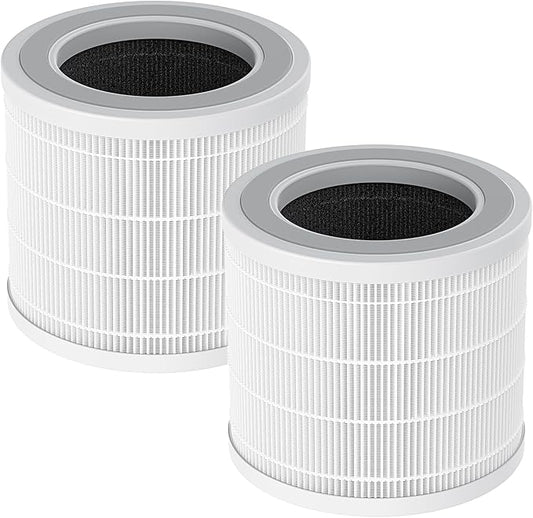 2 Pack P07 HEPA Replacement Filter Compatible with FULMINARE PU-P07 Air Purifier, 3-in-1 HEPA Filter Replacement (Not Fit for PU-P05 Air Purifier)