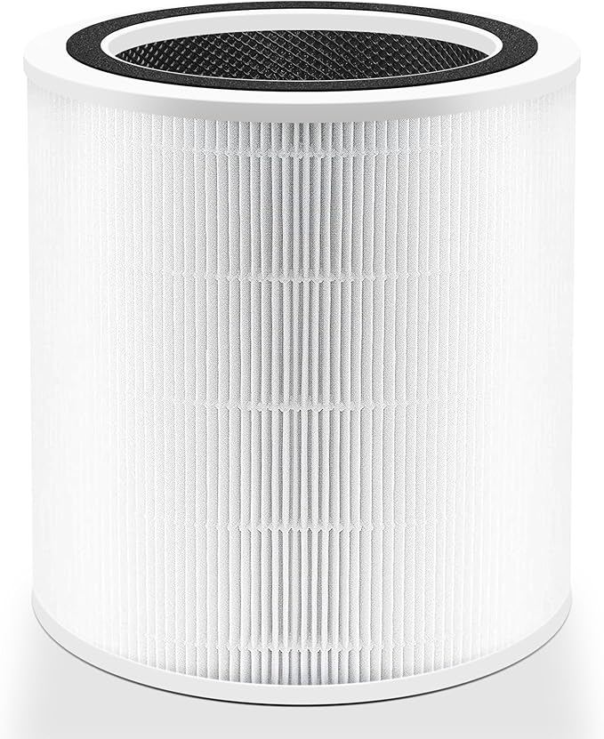 Core 400S Replacement Filter for LEVOIT Core 400S Smart WiFi Air Purifier, Funmit 3-in-1 Replacement Filter, Compared to Part # Core 400S-RF, 1 Pack, White
