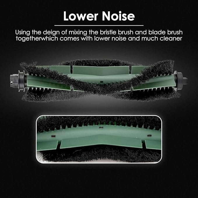 (3 Pack) Roomba 104 Roller Brushes for irobot Roomba 104, 105 Vac, 105 Combo, Vac Robot Vacuum Q0120, Vacuum 2 Essential Q0520, Robot Vacuum and Mop Combo Y0140 Y0110 Q011 Roller Brush