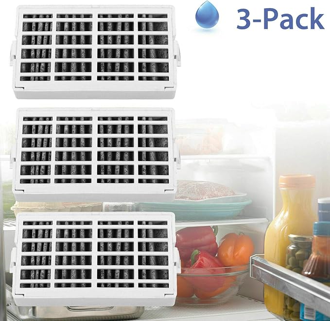 3Pack W10311524 Air Filter for Whirlpool Refrigerator