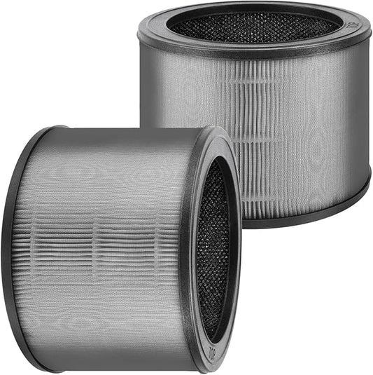 2PCS A231 Filter Replacement Size O Replacement for Winix A231 and A230 Air Purifier, 3-in-1 H13 True HEPA with Activated Carbon Filter Compatible with Part 1712-0110-00, 1712-0100-00