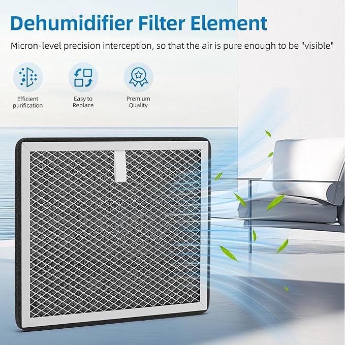 Sentinel HD35P HS35 Filters Compatible with Alorair CrawlSpace Dehumidifiers,MERV-1, 9.4 x 8 x 0.4 inches(2 Pack)