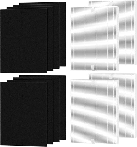4Pcs 2Sets AP-1216-FP Repacement Filter Compatible with Coway AP-1216L Air Cleaner Purifier