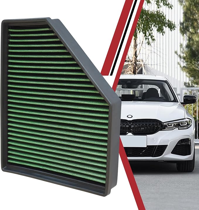 G20 Engine Air Filter, Washable, Replacement Compatible with 2020-2023 BMW 330i 3 Series G20 G21, 2021-2023 BMW 430i, BMW Z4, BMW 230I,Increases Power & Performance High Performance Air Filter