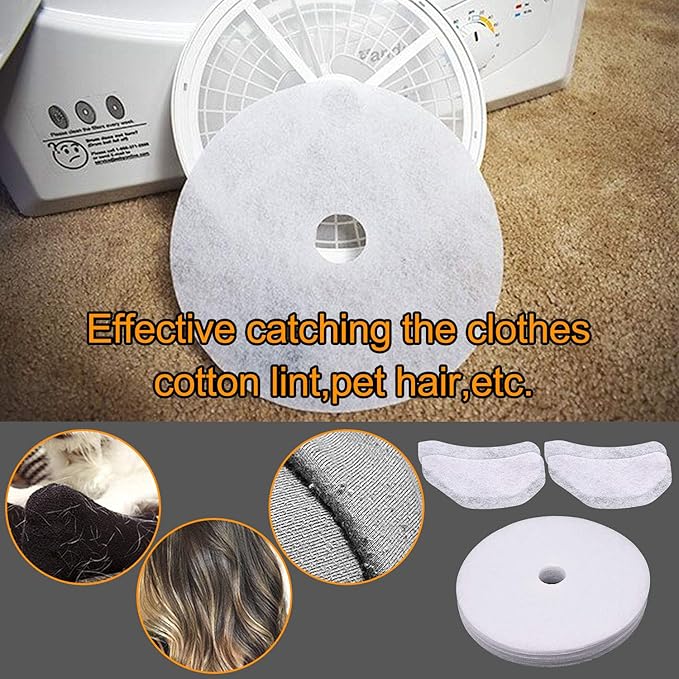 20 PCS Dryer Exhaust Filter for Panda-365 days QA-Lint Filter Cloth Dryer Replacement Include 16 Exhaust Filters & 4 Air Intake Filters fit for Son.ya, A.vant, Magic Chef Dryers-BY AMI PARTS