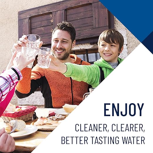 Pentair Pentek CRFC20-BB Big Blue Carbon Water Filter, 20-Inch, Whole House Chloramine Reduction Carbon Replacement Cartridge, 20" x 4.5", 25 Micron