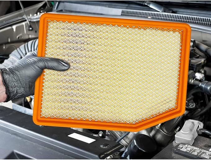 Engine Air Filter JM1219 Fits for 2021-2025 Escalade ESV, 2019-2025 Silverado 1500, 2021-2025 Suburban, 2021-2025 Tahoe, 2019-2025 Sierra 1500, 2021-2025 Yukon XL, for 84121217 A3244C 84121219