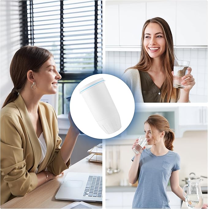 Water Filters Replacement for Z-ero Water Pitchers and Dispenser, 0 TDS Premium Filtration, Reduce Lead/Chromium/PFOA/PFOS - Improve Tap Water Taste (Pack of 2 by TOMOON)