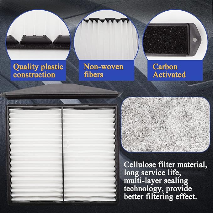 Replacement Cabin Air Filter Retrofit-OEM# 22759208 259-200 Compatible with 2007-2014 Chevy Silverado Tahoe Avalanche Suburban, GMC Sierra Yukon, Cadillac Escalade