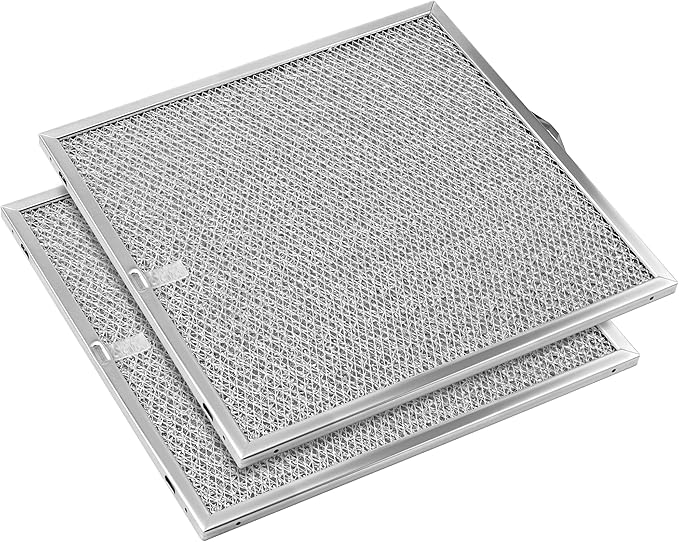 99010316 Range Hood Grease Filter 11 1/4" x 11 3/4" Compatible with b-roan Nu-tone Ken-more Stove Replace S99010316, WA65AF, NTK7450000, 990721400, 990721400A (2 Pack) by AMI PARTS