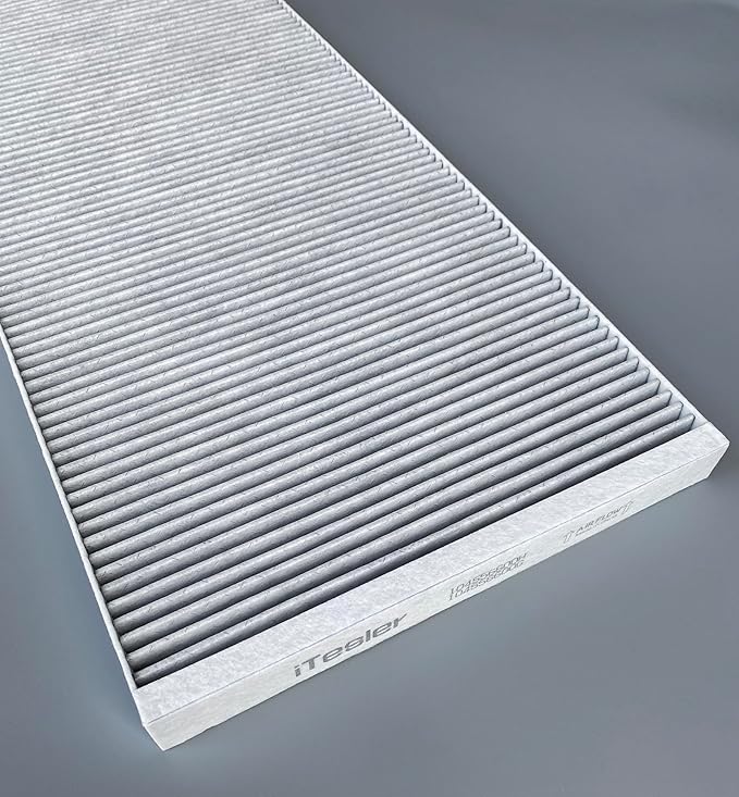 Air Filter for Model X Hepa Air Filter (2016 2017 2018 2019 2020 2021), Frunk Air Intake Filter, Replaces 1045566-00-H,1045566-00-G, 104556600H Cabin Air Filter with Activated Charcoal