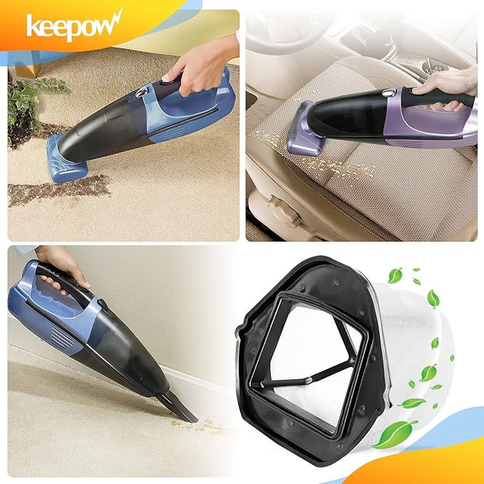 KEEPOW Cordless Vacuum Filter Replacement Compatible with Shark Cordless Handheld Vacuum SV780 SV75Z SV728N SV726N, Replacement Part# XF769, XSB726N (6 Pack)