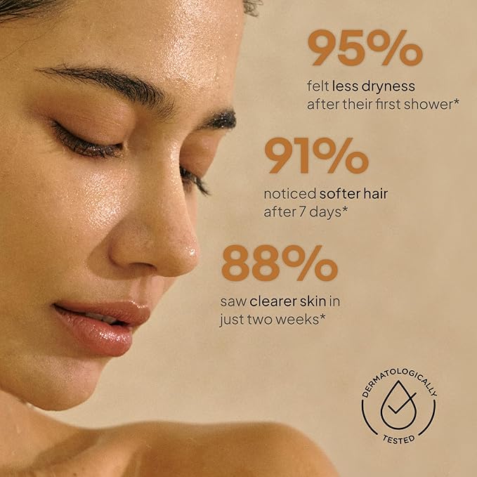 SecondShower Filtered Shower Hand for Hard Water | Clinically Proven for Skin Health, NSF Certified 99.9% Chlorine Removal, SPA Grade High Pressure, Korean Beauty Secret Natural Filter (Pure Silver)