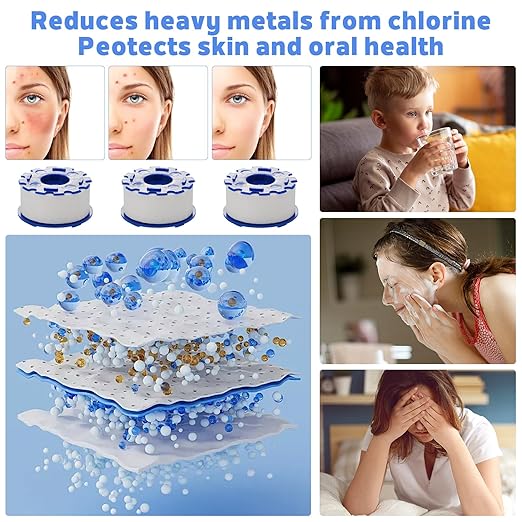 10 Pack Sink Water Faucet Filter Cartridge Replacements, Faucet Water Filter Replacements for Faucet Kitchen Bathroom Sink Filter Removes Chlorine Fluoride Heavy Metals Hard Water