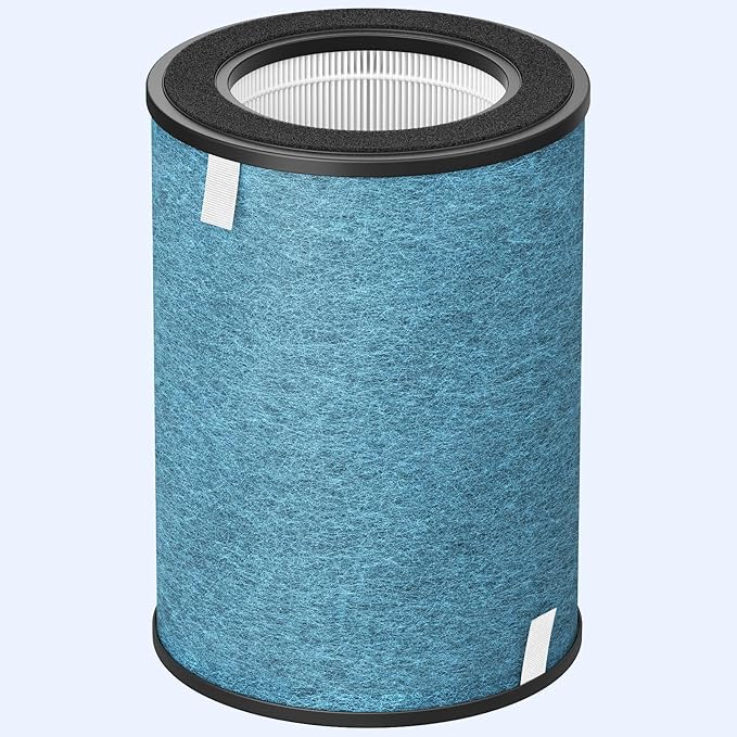 HP301 Replacement Filter Compatible with Shark HP302, HP301 Air Purifier NeverChange Max, HEPA Filter for HP305, HP300, HP200, HP201, HP202, HP232, HC501, AP1000, UA205 Air Purifiers, Part # HE3FKPET