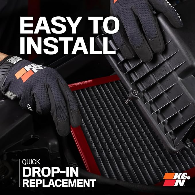 K&N Dryflow Lifetime Engine Air Filter: High Performance, Dry Synthetic, Washable, Premium, Replacement Filter: Compatible with 2015-2019 Chevy/GMC Colorado and Canyon, SA-5030