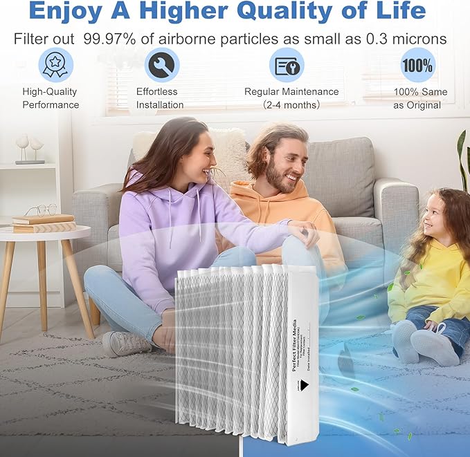 Upgrade BAYFTAHEXM2 Merv 13 Replacement Filter for Trane Perfectfit 5 Media Compatible with Trane 20"x 25"x 5" Merv 13 BAYFTAHEXM2 Expandable Replacement Filter 3 Packs