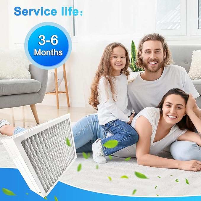 2-Pack 14x 17.5 x 1.75 MERV 13 Dehumidifier Replacement Filter, Compatible with Santa Fe Advance90, Advance120, Advance100, Ultra98H,Honey-Well DR90 & DR120 Dehumidifiers，Easy to Install (2)