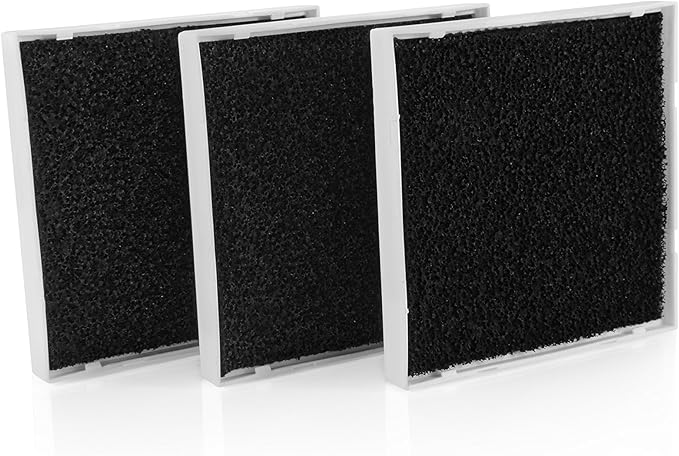 K&J 3-Pack Replacement LG LT120F Air Filters - Fits LT120F and ADQ73214404 Refrigerator Air Filters - Fresh Air Filter 3-Pack