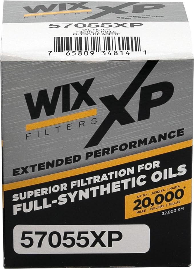 WIX 57055XP WIX XP Oil Filter Replacement, Built for Synthetic Oil - Compatible With Subaru (11-18)