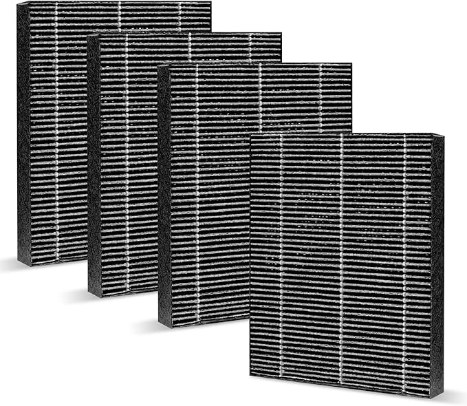 4-Pack 6000S Replacement Filter, Compatible with LEVOIT Superior 6000S Smart Evaporative Humidifier, for Large Particles and Minerals, Gray
