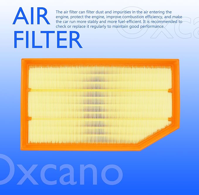 68257030AA Engine Air Filter Compatible With 2018 2019 2020 2021 2022 2023 2024 Jeep Wrangler 2.0L/3.6L, 2020-2024 Jeep Gladiator 3.6L Replacement for AF5277