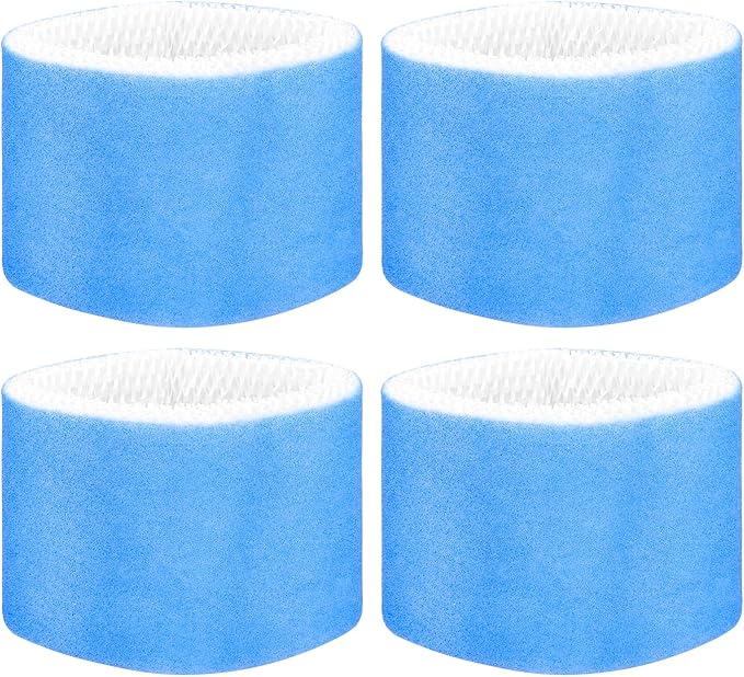 Humidifier Wicking Filters Compatible with Honeywell HC-888, HC-888N, 4 Pack Replacements Filter C for Honeywell HC888 Series HCM-890 HEV-320 & Duracraft D88 DCM-200(Blue)