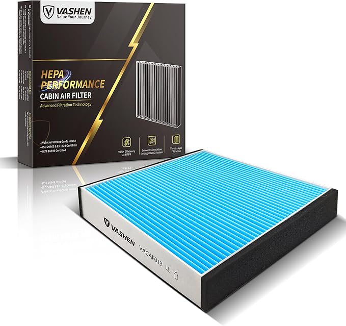 CF10285 Cabin Air Filter, H11 High-Airflow Composite Media, Low Restriction for Strong AC Airflow, Fit for Select Camry Corolla RAV4 4Runner Vehicles, Confirmed Fit