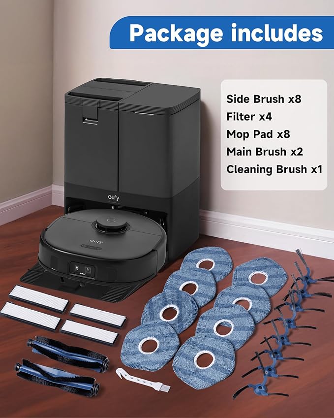 Replacement Parts for Eufy X10 Pro Omni Robotic Vacuum Cleaner - Quality Accessories for Better Cleaning Performance