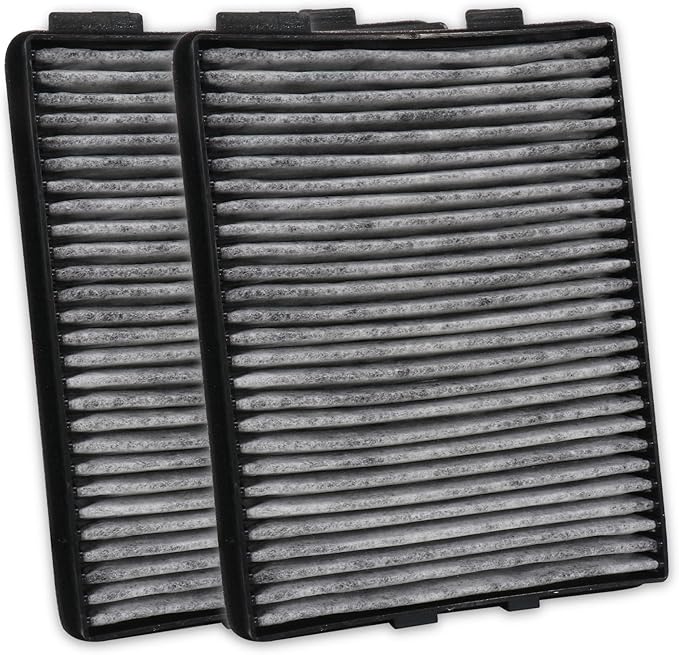Air & Cabin Filter Cabin Air Filter with Activated Carbon Compatible with Selet 1997-2003 BMW E39 525I 528I 530I 540I M5-CABIN0023 (64110008138)