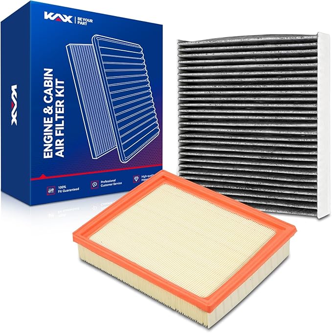 KAX Engine & Cabin Air Filter Kit, Replacement for Nissan Pathfinder 2022-2025, INFINITI QX60 2022-2024, Replace# CA12931 CF12552