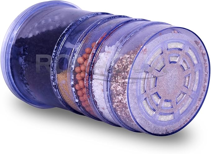 5-Stage Replacement Mineral Filter Cartridge for Countertop & Water Coolers. 5 layers of filtration & mineralization. Removes granular impurities to provide a brilliant sparkle in water