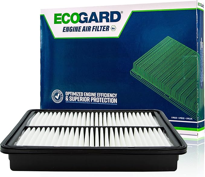 ECOGARD XA6124 Premium Engine Air Filter Fits 2011-2015 Hyundai Sonata, 2011-2016 Kia Optima, 2011-2013 Sorento, 2010-2012 Hyundai Santa Fe, 2012-2017 Azera, 2014-2016 Kia Cadenza