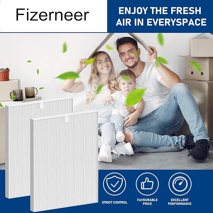 D360 Ture HEPA Replacement Filter Compatible with Winix D360 Air Cleaner Purifier, Item Number 1712-0101-02, 2 Ture HEPA Filter Only