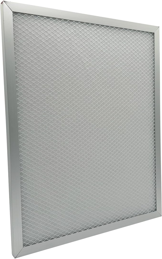 Washable Electrostatic Furnace Air Filter, MERV 8, (16" x 19" x 1") Aluminum Reusable Filter for Furnace, Central AC, and HVAC System
