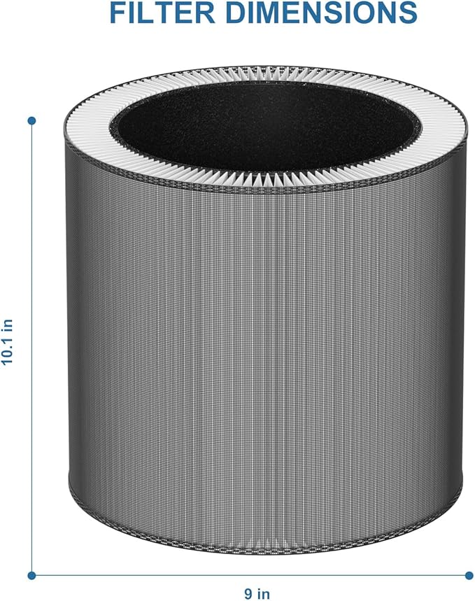 C610 Replacement Filter Z Compatible with Winix C610 Air Cleaner Purifier 1712-0121-00, 3-in-1 True HEPA Filter, 2-Pack