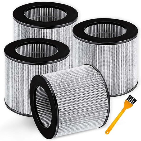 2801 Replacement Filter Compatible with Bissell MYair Personal Air Purifiers 2780 2780A 2780B 2780P and 27809 - Compare to My Air Part 2801, High Efficiency Activated Carbon Filters (4 Pack)