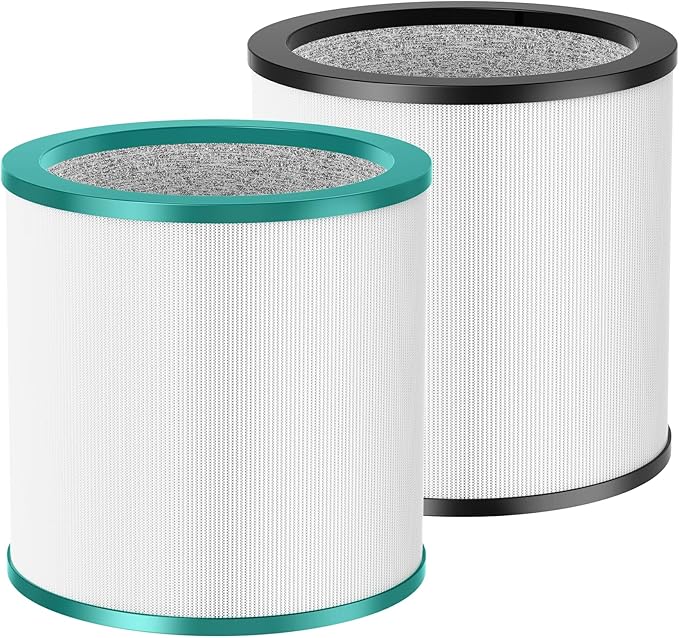 TP01 TP02 Filter Replacement Compatible with Dyson Pure Cool Link TP01 TP02 TP03 AM11, Dyson BP01 Tower Purifier, Part no 968126-03, Pack of 2