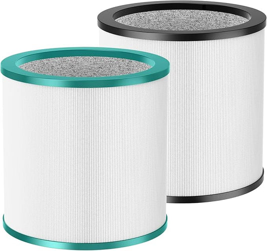 TP01 TP02 Filter Replacement Compatible with Dyson Pure Cool Link TP01 TP02 TP03 AM11, Dyson BP01 Tower Purifier, Part no 968126-03, Pack of 2