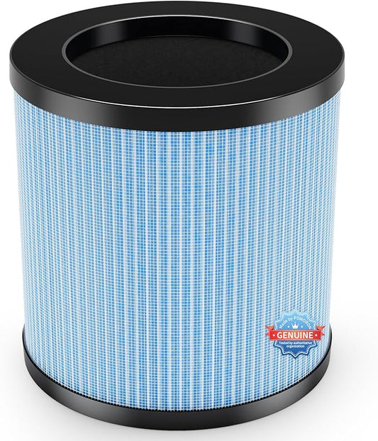POMORON OFFICIAL MJ002H Replacement Filter, 4-Stage Filtration, High Efficiency HEPA Filter, Activated Carbon, Multi-Layer Filter, FOR MODEL MJ002H Air Purifier, MJ002H-RF(1 Pack)