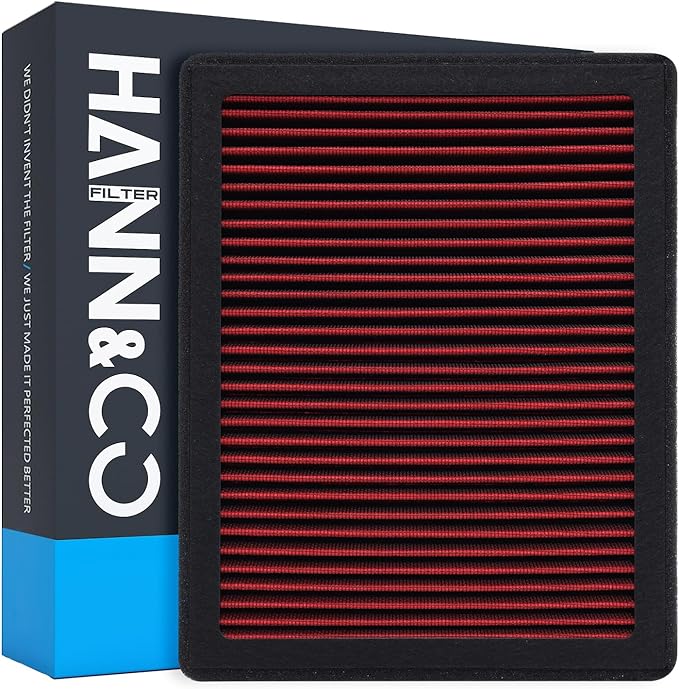 HANN&CO Washable And Reusable High Flow Cabin Air Filter，Greater Than 15 Years of Service Life，Suitable For Hyundai Accent，Elantra；Kia Forte，Forte5 Replacement CF10728，CP728，VF2037（HCC18112-X）