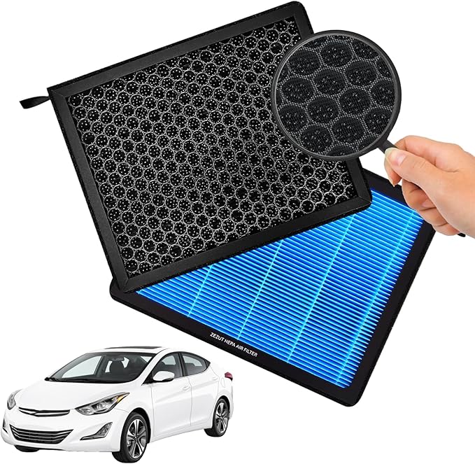 Cabin Air Filter, for Hyundai 2008-2011 Accent, 2007-2016 Elantra, 2014-2018 Kia Forte, 2014-2017 Forte Koup, 2014-2018 Forte5 (CF10728)