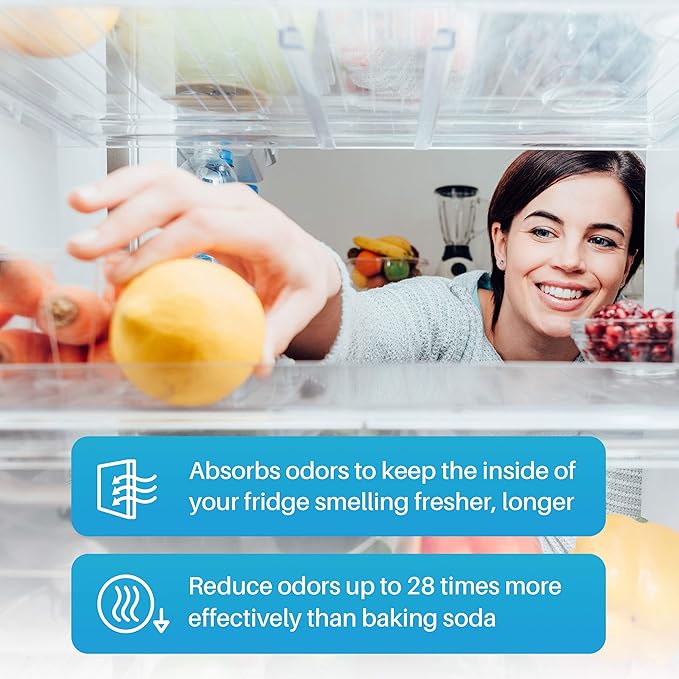 SpiroPure SP-LE120 Refrigerator Fresh Air Filter Replacement for LT120F, ADQ73214404, 9918, 46-9918, ADQ73214402, ADQ73334008, ADQ73214403 (1 Pack)