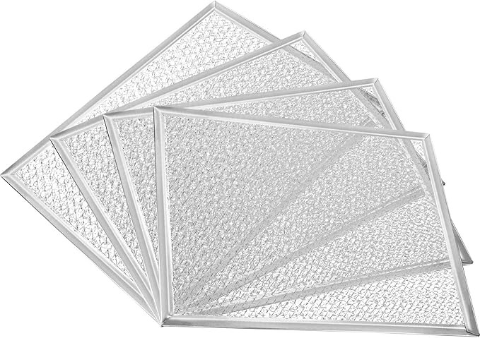 Jovitec 4 Pack Aluminum Range Hood Grease Filter Replacement Filter Compatible with Broan BP29, 10-1/2 x 8-3/4 x 3/32 Inch